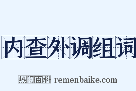 内查外调组词是什么意思的图片